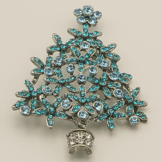 クリスマス ブローチ フラワーツリー