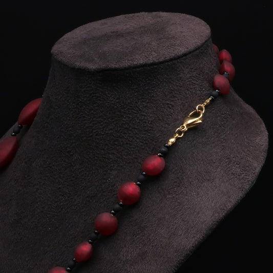 ネックレス ORO/ROSSO ロング 艶消し