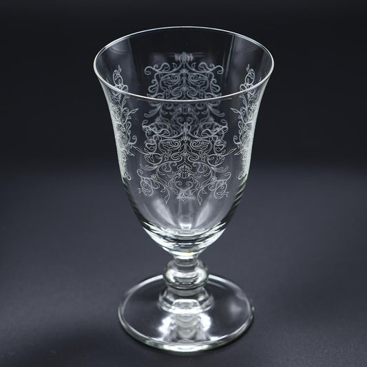 オリジナルアラベスク柄 ワイングラス