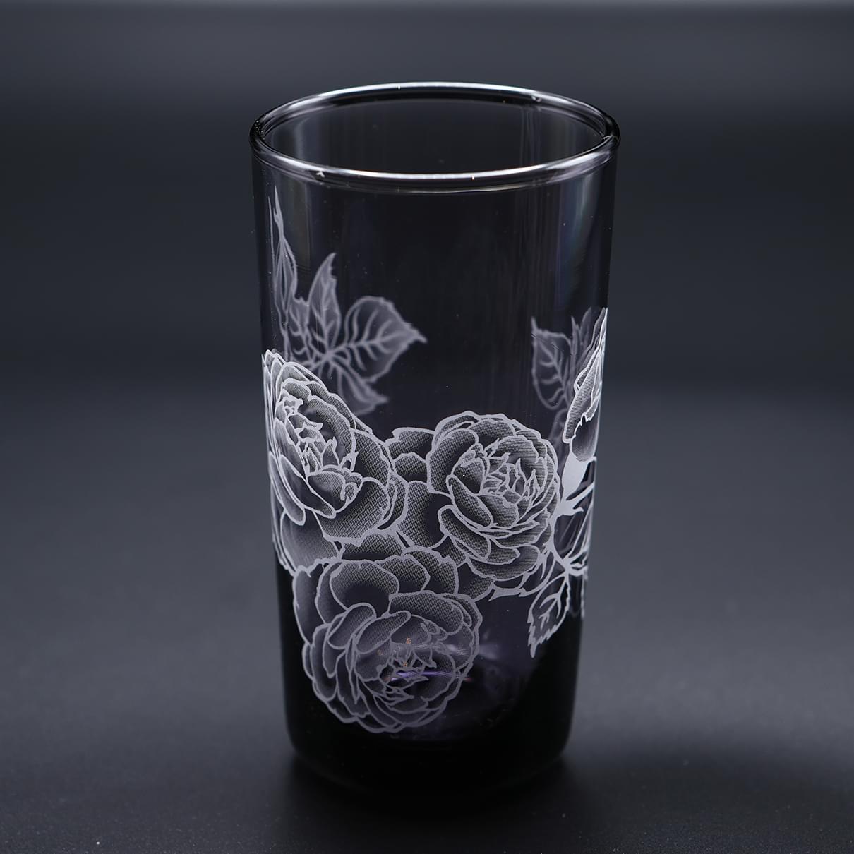 バラ柄 タンブラー