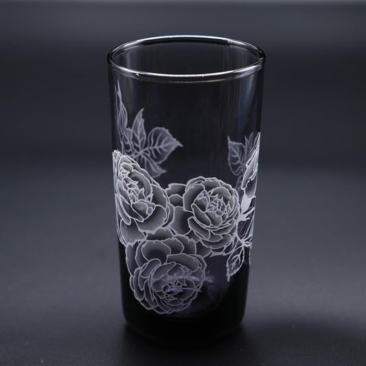 バラ柄 タンブラー