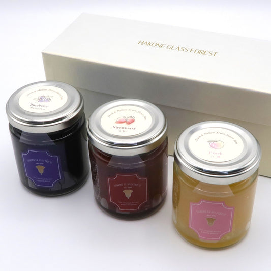 ジャム3個セット ブルーベリー&ストロベリー&白桃