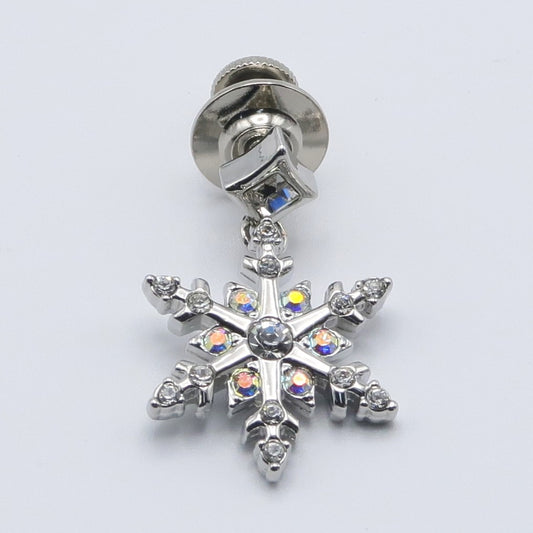 オリジナル 雪の結晶 ピンブローチ(4種)
