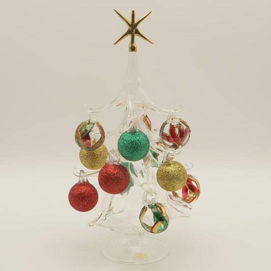 クリスマスツリー　12玉リボン柄　マルチラメ