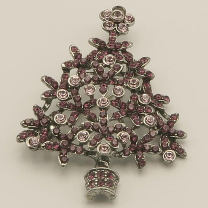 クリスマス　ブローチ　フラワーツリー