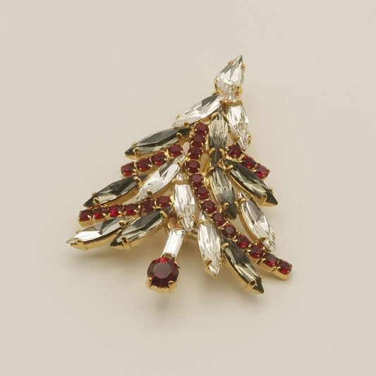 クリスマス　ブローチ　アーモンドツリー