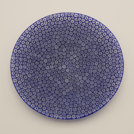 ヴェネチア　ミルフィオリ　丸皿 19cm