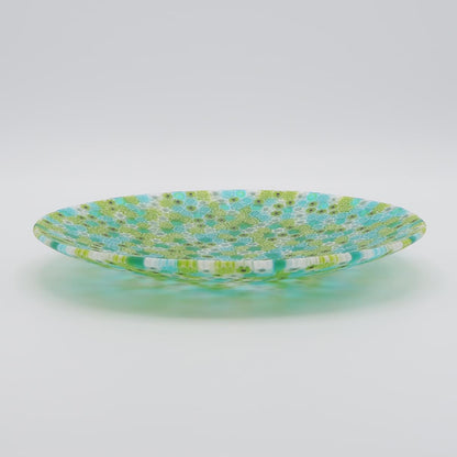 ヴェネチア　ミルフィオリ　丸皿 19cm