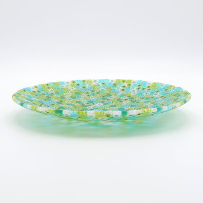 ヴェネチア　ミルフィオリ　丸皿 19cm