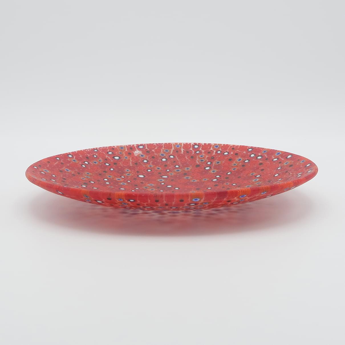 ヴェネチア　ミルフィオリ　丸皿 19cm