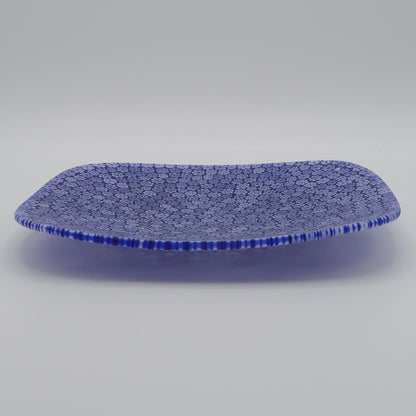 ヴェネチア　ミルフィオリ　四角皿 18cm