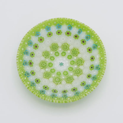 ヴェネチア　ミルフィオリ　丸皿　8cm