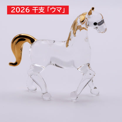 干支の置物　ウマ