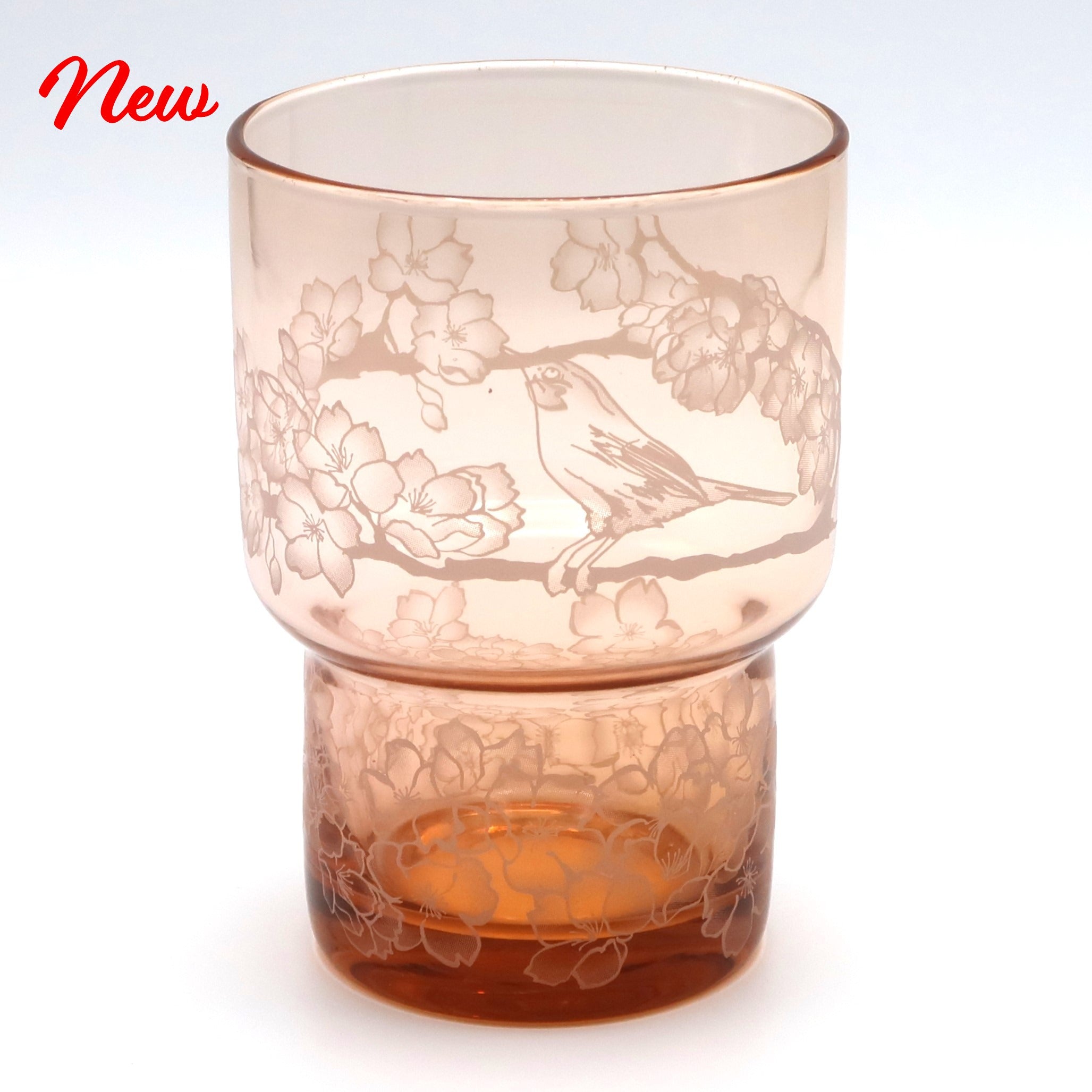 桜柄 スタックグラス 2色 – 箱根ガラスの森公式オンラインショップ