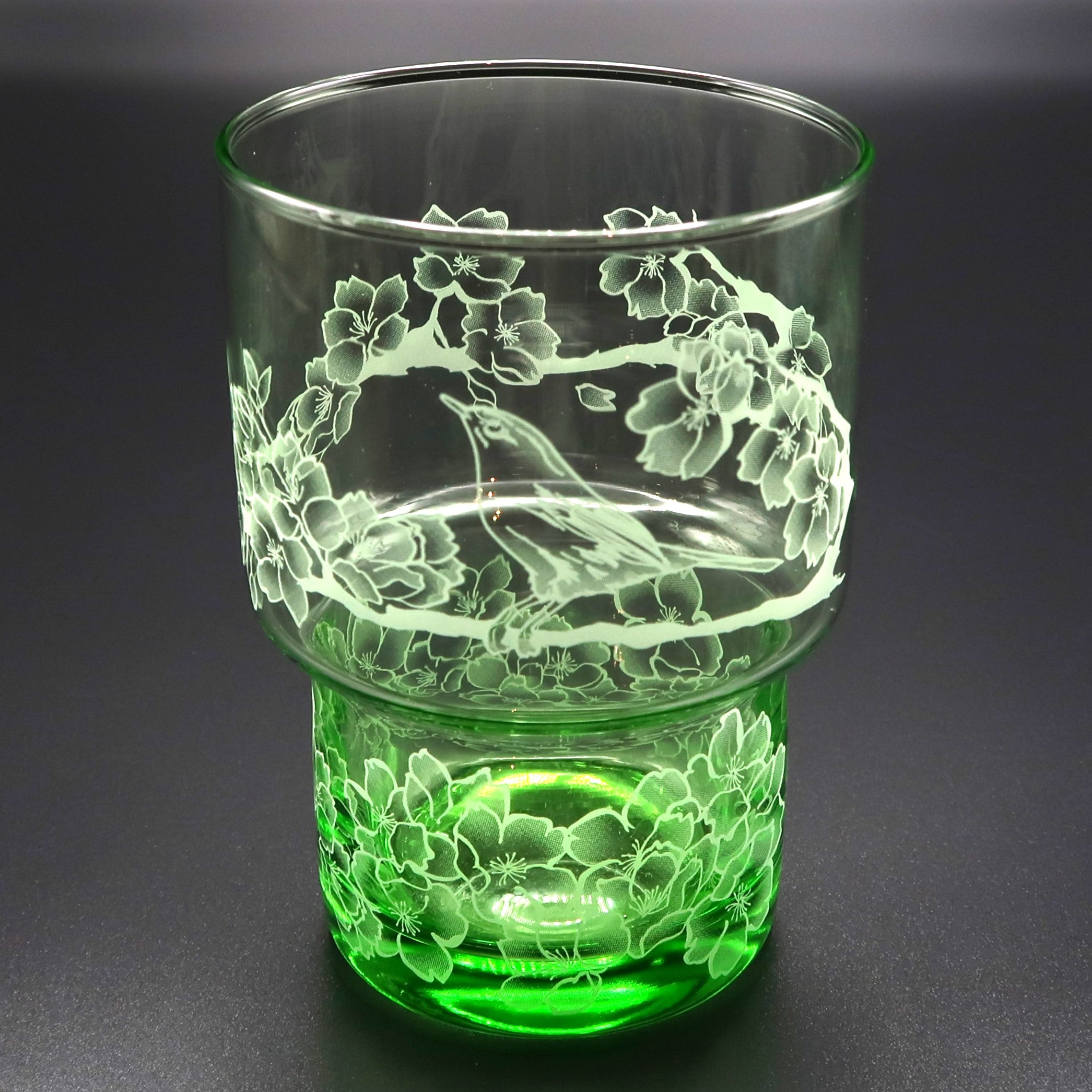 桜柄 スタックグラス 2色 – 箱根ガラスの森公式オンラインショップ