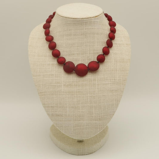 ネックレス　ORO／ROSSO　ショート　艶消し