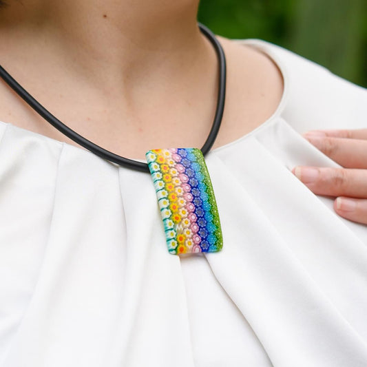 ネックレス　長方形　ペンダントヘッド