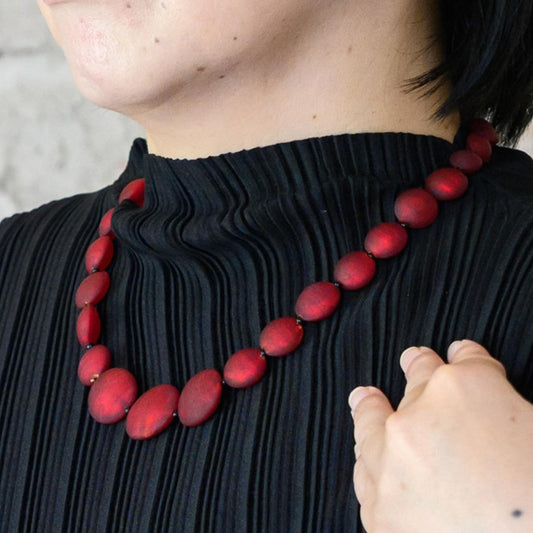 ネックレス　ORO／ROSSO　ショート　艶消し