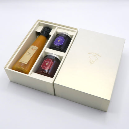 ジャム2個(ブルーベリー・ストロベリー)＆人参ドレッシング1個セット