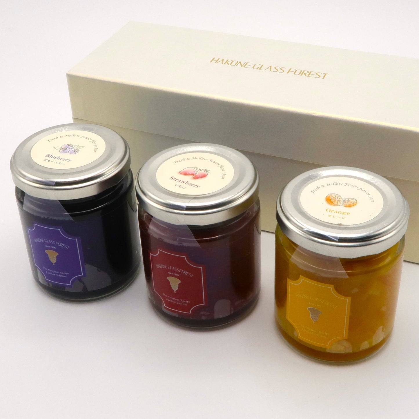 ジャム3個セット　ブルーベリー＆ストロベリー＆オレンジ
