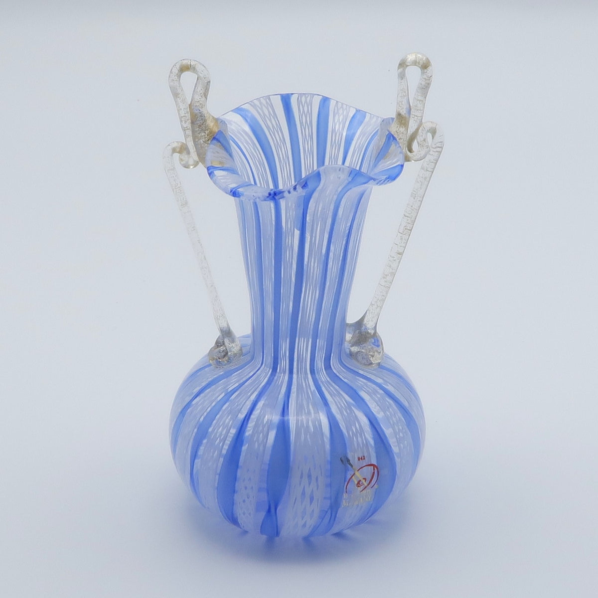 【ザ・プリンス×箱根ガラスの森 特別展示品】レース･ガラス/両手付花瓶