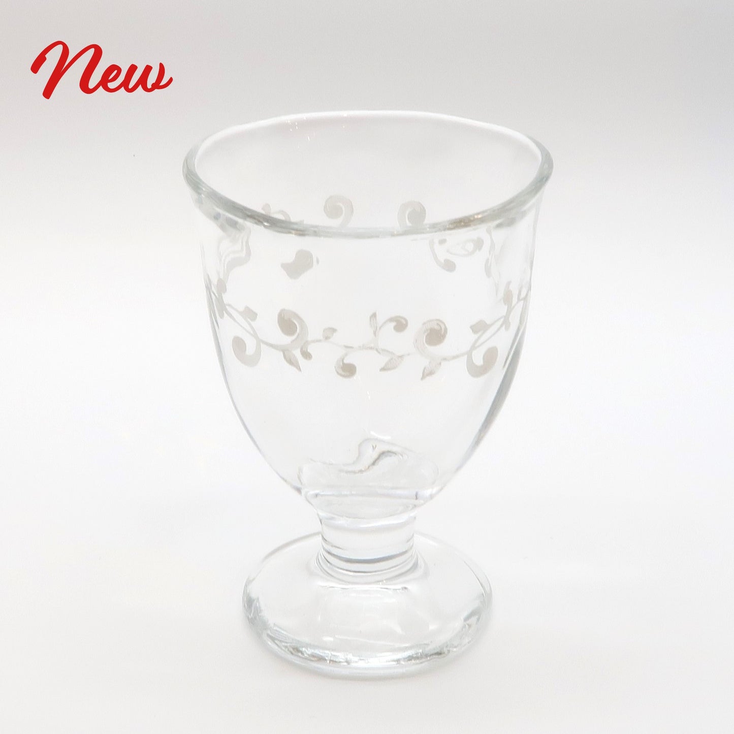 アイビー柄プリント・シリーズ　台付酒盃