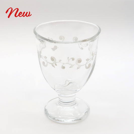 アイビー柄プリント・シリーズ　台付酒盃