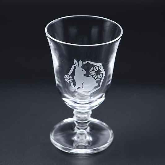 オリジナル干支リキュールグラス 「卯」ウサギ