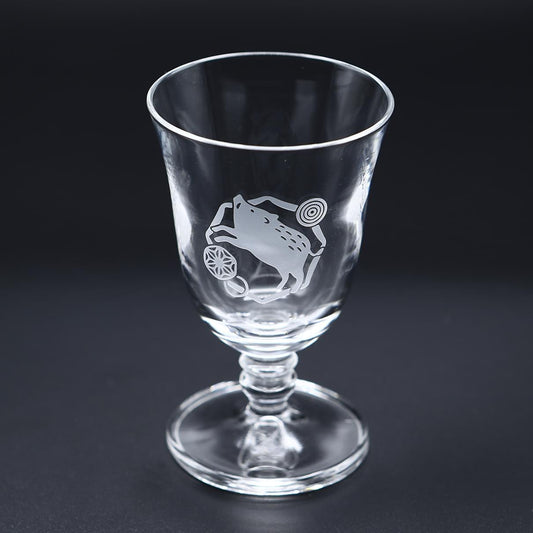 オリジナル干支リキュールグラス 「亥」イノシシ