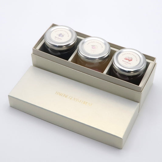 ジャム3個セット　ブルーベリー＆ストロベリー＆白桃