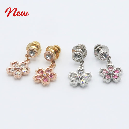 ピンブローチ　桜モチーフ