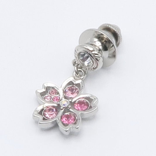 ピンブローチ　桜モチーフ