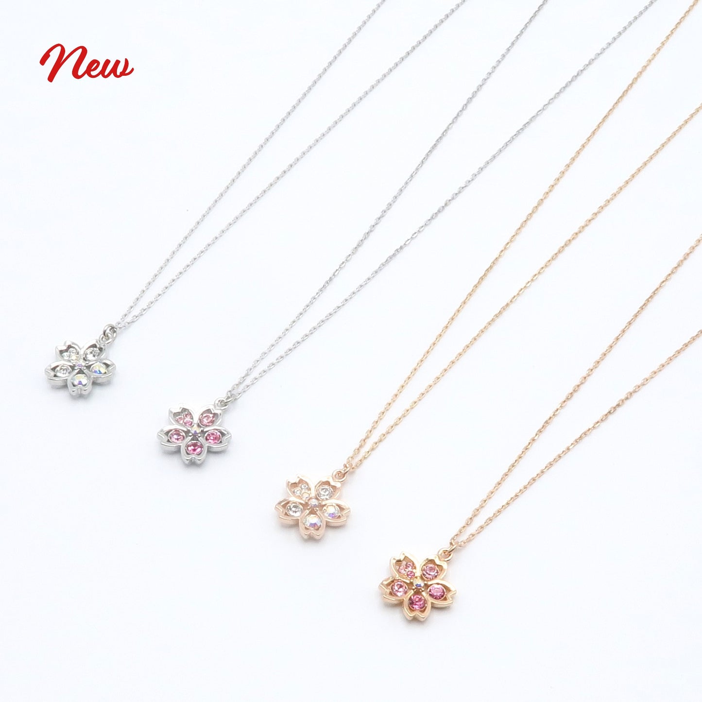 ネックレス　桜モチーフ