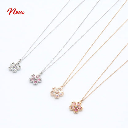 ネックレス　桜モチーフ