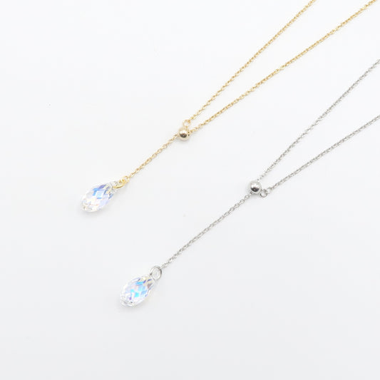 プチドロップ ネックレス　2色