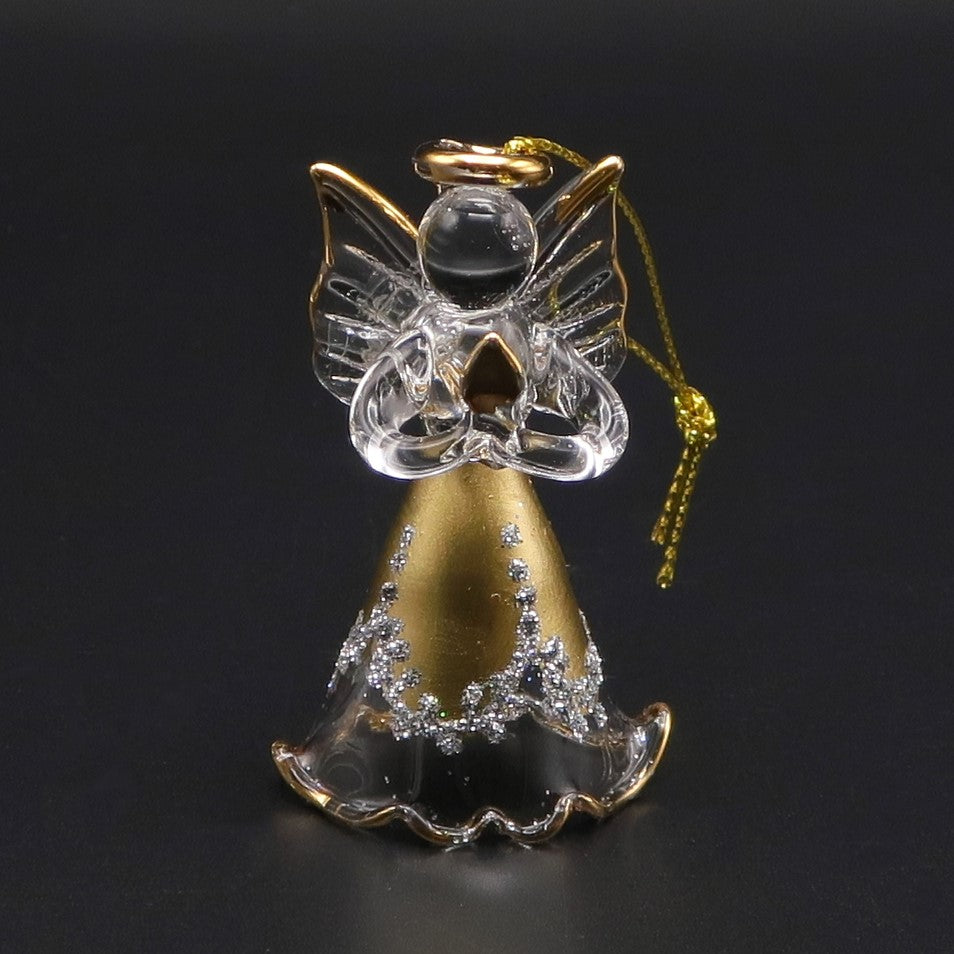 天使の置物(小サイズ)金色 モチーフ4種