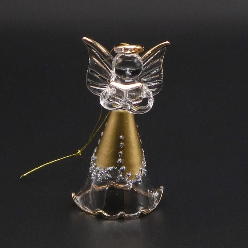 天使の置物(小サイズ)金色 モチーフ4種