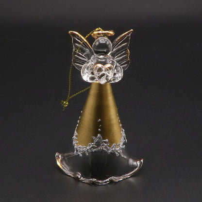 天使の置物(中サイズ)金色 モチーフ4種