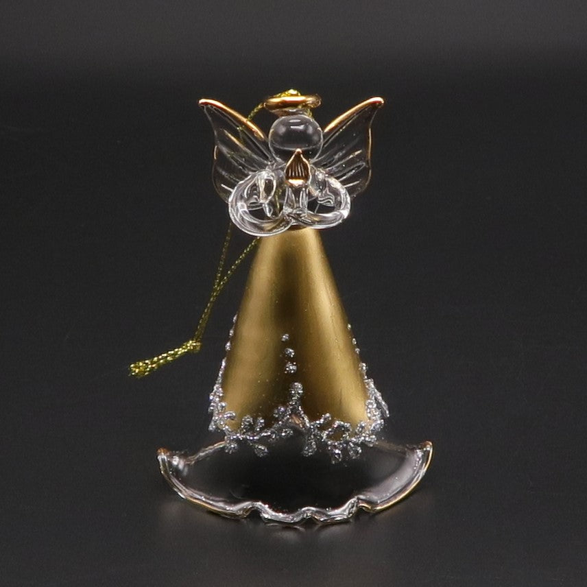 天使の置物(中サイズ)金色 モチーフ4種