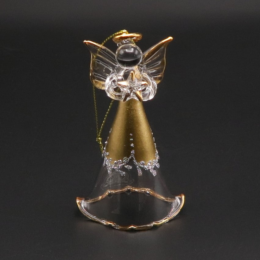 天使の置物(中サイズ)金色 モチーフ4種