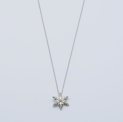 オリジナル 雪の結晶 ネックレス(4種)